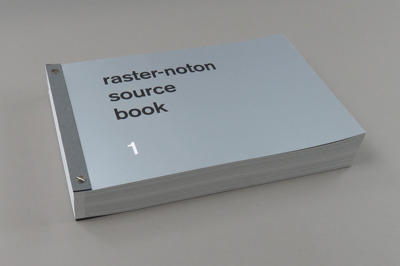 Raster-Noton Source Book 1 (book + CD)