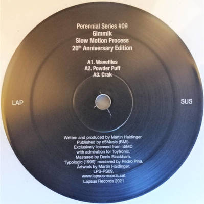 Slow Motion Process (20th Anniversary Edition) (White Vinyl)