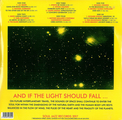 Space, Energy & Light (Experimental Electronic And Acoustic Soundscapes 1961-88) 