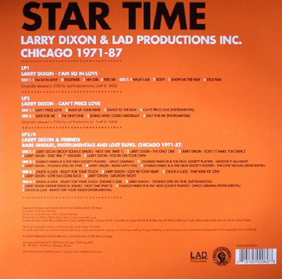 Star Time - Larry Dixon & LAD Productions, Inc. Chicago 1971-87