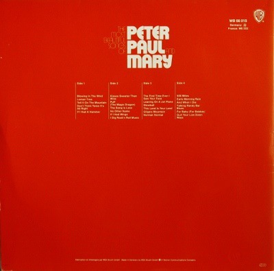 The Most Beautiful Songs Of Peter, Paul And Mary