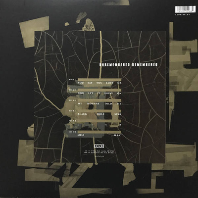 Unremembered, Remembered (Record Store Day 2020)