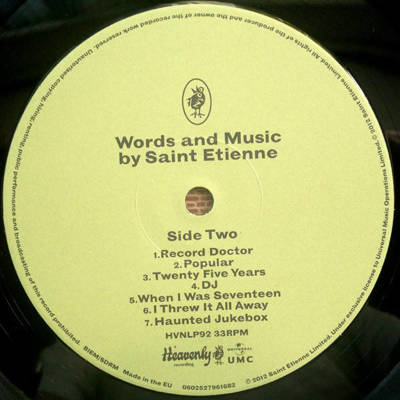 Words And Music By Saint Etienne